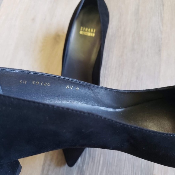 STUART WEITZMAN SUEDE BUCKLE SHOES - Picture 7 of 14